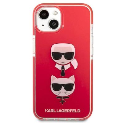 3. Karl Lagerfeld Karl&Choupette Head Case für iPhone 13/14/15 - Rot