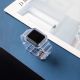 7. Silikonband Armband Armband Gehäuseband Lichtset Für Apple Watch 44mm - Gelb