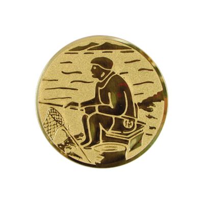 2. Aluminium-Aufkleber – Angler