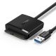 Ugreen CM257 SATA-Adapter für 2,5''/3,5'' USB-A 5Gb/s Laufwerk - Schwarz