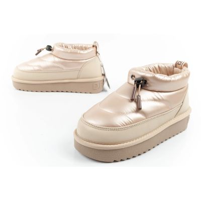 8. D.Franklin Damen-Schneestiefel, modische, gefütterte Winterstiefel