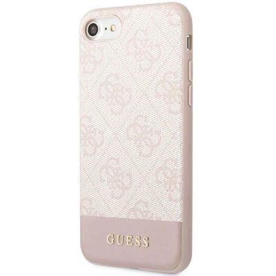 2. Guess GUHCI8G4GLPI iPhone 7/8/SE 2020/ 2022 rosa/rosa Hartschale 4G Stripe Collection