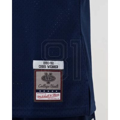 7. Mitchell & Ness NCAA Swingman Road Trikot Michigan1991 Chris Webber SMJY4437-UMI91CWEASBL