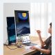 8. HUB Baseus PortalJoy Series 13in1 USB-C – 2x HDMI / DP / VGA / USB-A 3.1 / USB-C 3.1 / USB-A 2.0 / PD / RJ45 / SD / TF / AUX – grau