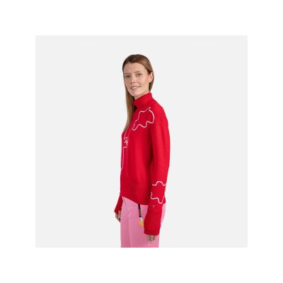 9. Rossignol W Jcc Rollkragenpullover Rot