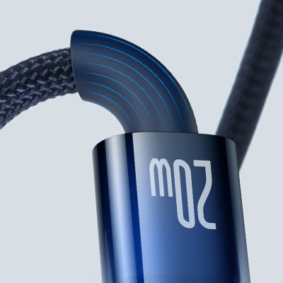 18. Baseus CATS000003 Lightning – USB-C-Kabel 20 W 480 Mbit/s 1 m – blau