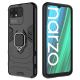8. Ring Armor Tough Hybrid Case Cover + Magnethalter Realme Narzo 50A schwarz