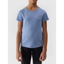 Einfarbiges Mädchen-T-Shirt 4F Junior aus 100 % Baumwolle