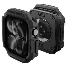 Spigen Rugged Armor Schutzhülle für Apple Watch 42 mm – Mattschwarz