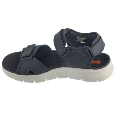 2. Skechers Go Walk Flex Sandalen – Antigua Beach 229205-NVOR Marineblau, Größe 46