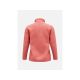 7. Peak Performance W Fleece Snap T Rosa Sweatshirt