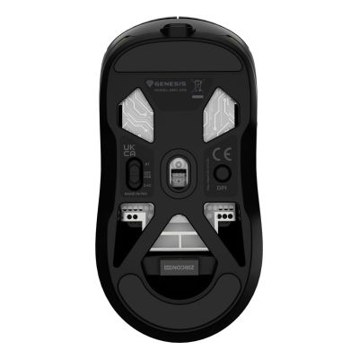 9. GENESIS NMG-2193 Gaming-Maus, beidhändig bedienbar, Bluetooth + USB Typ-C, optisch, 26000 DPI