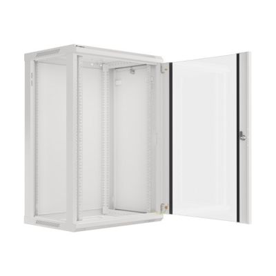 8. Lanberg WF01-6418-10S 18U Rack-Wandschrank, Grau