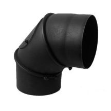 Schornsteinbogen 45/90° mit T-Stück-Durchmesser