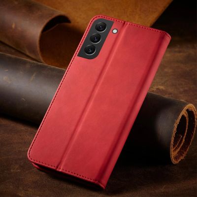 9. Magnet Fancy Case für Samsung Galaxy S23+ Flip Cover Wallet Stand rot