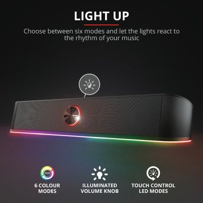 3. TRUST GXT619 THORNE RGB LED SOUNDBAR Lautsprecher