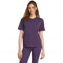 adidas Essentials Kleines Logo Baumwolle Lila Damen T-Shirt JY4966