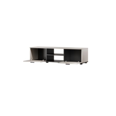 2. TV-Schrank SOHO 140x43x37 cm, Kaschmir + Schwarz