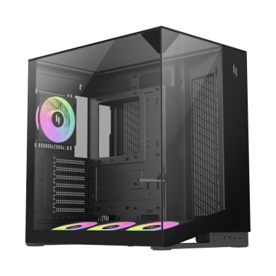 2. GameMax NEX C56 VC BK Midi-Tower-Computer-Sicherheits- und Halterungssystem Schwarz