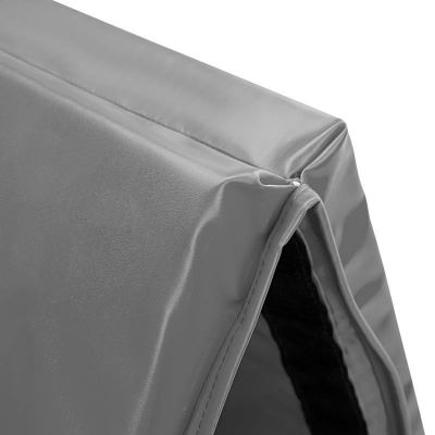 12. Klappbare Gymnastikmatratze grau 2400x1200x50mm HMS MGS01