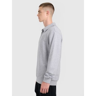 5. Herren-Sweatshirt mit Kragen, Regular Fit 4F 4FRAW25TSWSM2546-27M