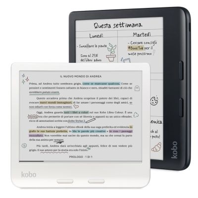 25. Kobo Libra Color 7" E-Ink Kaleido 3 32GB WLAN Schwarzer E-Book-Reader