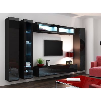 9. TV-Schrank VIGO '180' 30/180/40 schwarz/schwarz-Kombination