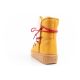 5. D.Franklin Damen Winter-Schneestiefel, modisches Fellfutter, Senffarbe