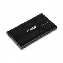 IBOX HD-01 Externes 2,5" USB 2.0 IEU2F01 Gehäuse (2,5"; USB 2.0; Aluminium; schwarz)