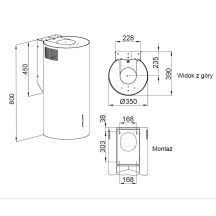 MAAN Elba2 W835 Wandhaube, schwarz