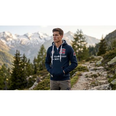 7. Herren-Sweatshirt Geographical Norway GOPTAINE MEN 100 EO BS2 (WT1885H/GN-NAVY)