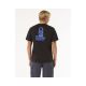 6. RIP CURL Vaporcool Search Stack Tee Schwarz