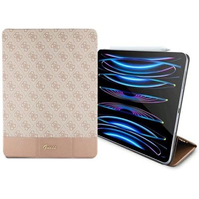 3. Guess 4G Stripe Allover Hülle für iPad Pro 12,9" - Rosa