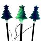 2. Dekorative Gartenlampen, Wegeleuchten, 3-teilig, Weihnachtsbaumspiegel