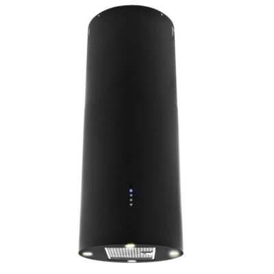 Zylindrische Inselhaube AKPO WK-4 ISLA BALMERA BLACK (Rohr, mechanische Steuerung)