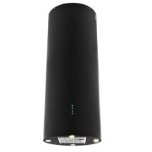 Zylindrische Inselhaube AKPO WK-4 ISLA BALMERA BLACK (Rohr, mechanische Steuerung)