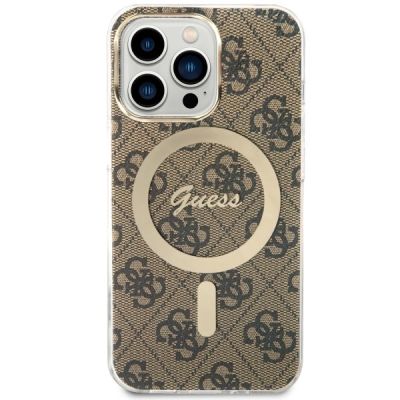 2. Guess GUHMP13LH4STW iPhone 13 Pro / 13 6.1" Braun/Braun Hardcase 4G MagSafe