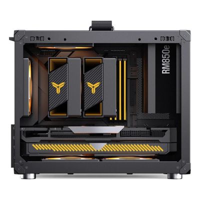 4. Jonsbo C6 MAX PC-Gehäuse, Mini-Gehäuse, Micro-ATX, gehärtetes Glas -