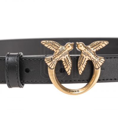 6. Pinko Love Berry H2 W 100143A0F1 Schwarzer Gürtel