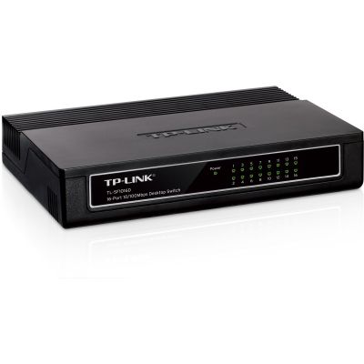 TP-Link TL-SF1016D Fast-Ethernet-Netzwerk-Switch (10/100) Schwarz