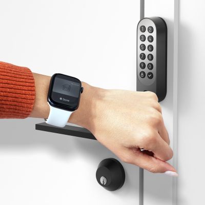 6. Aqara Smart Lock U200 Kit Schwarz | Intelligentes Türschloss | HomeKit, Gewinde, Bluetooth 5.1, NFC