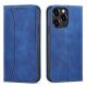 Magnet Fancy Case Hülle für iPhone 14 Pro Max Hülle mit Flip Wallet Ständer blau