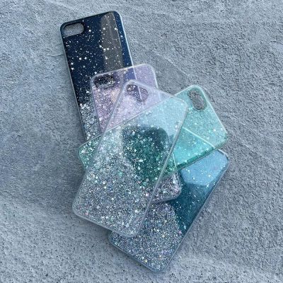2. Wozinsky Star Glitter Glitzer Hülle für Samsung Galaxy M51 transparent