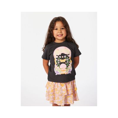 RIP CURL Rainbow Tropics Art Tee - Mädchen Schwarz