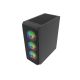 12. FURY COMPUTERGEHÄUSE FURY SHOBO SH4F RGB MIDI MIT FENSTER SCHWARZ