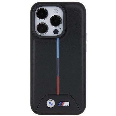 3. BMW Gesteppte Tricolor iPhone 15 Pro Hülle - Schwarz