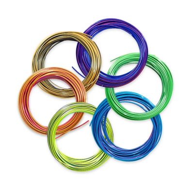 2. 3Doodler FLOW-TRIFILLS 3D-Druckmaterialien Polymilchsäure (PLA) Schwarz, Blau, Kupfer, Gold, Grün, Lila, Rot 260 g