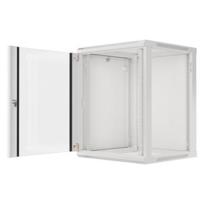 8. Lanberg WF01-6615-10S 15HE Rack-Wandschrank, Grau
