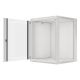 8. Lanberg WF01-6615-10S 15HE Rack-Wandschrank, Grau