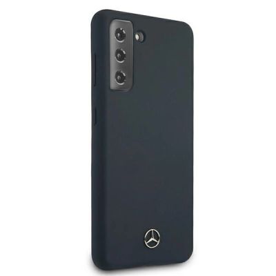 3. Mercedes Silicone Line Case für Samsung Galaxy S21 - Blau